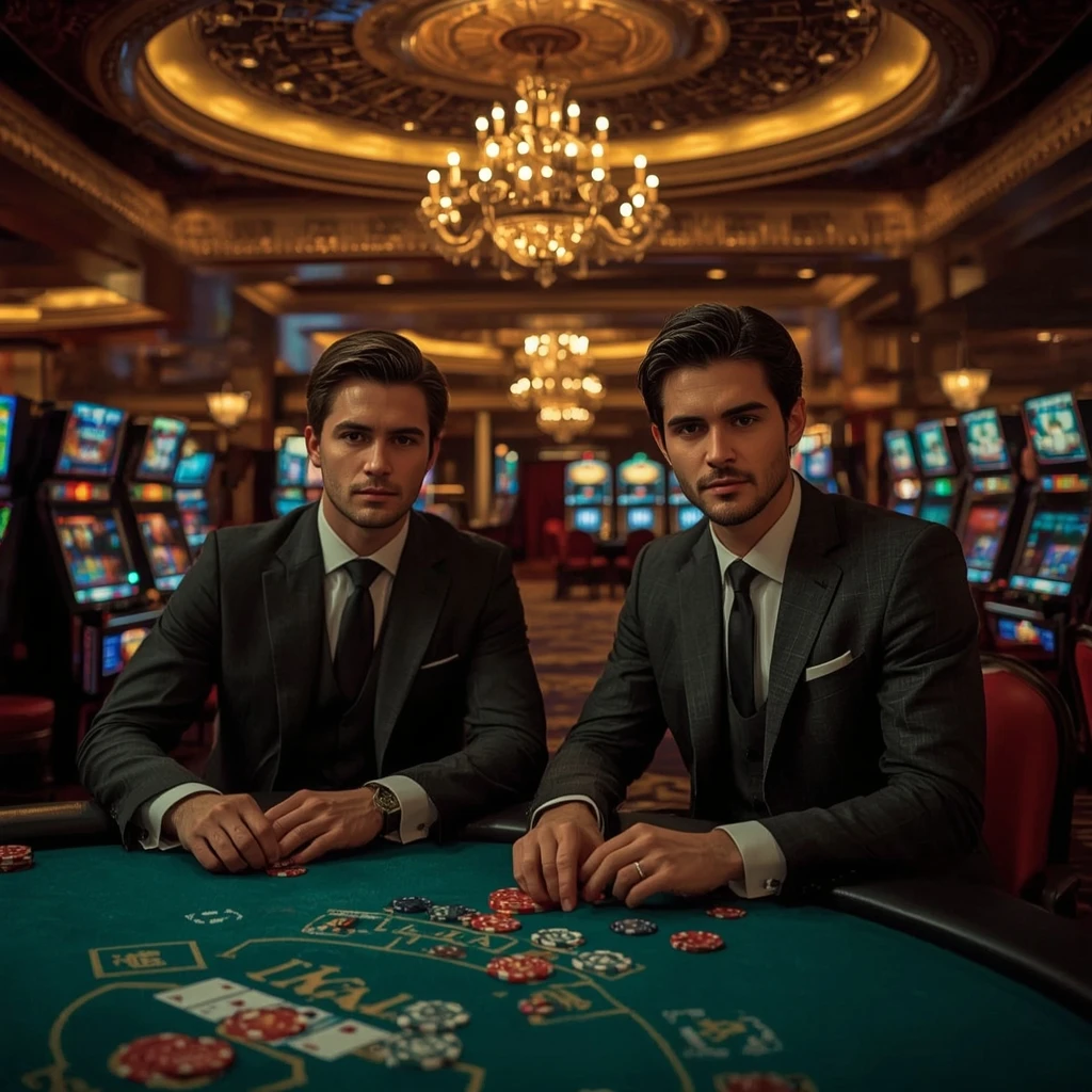 Due giocatori di poker al RAISEBET CASINO